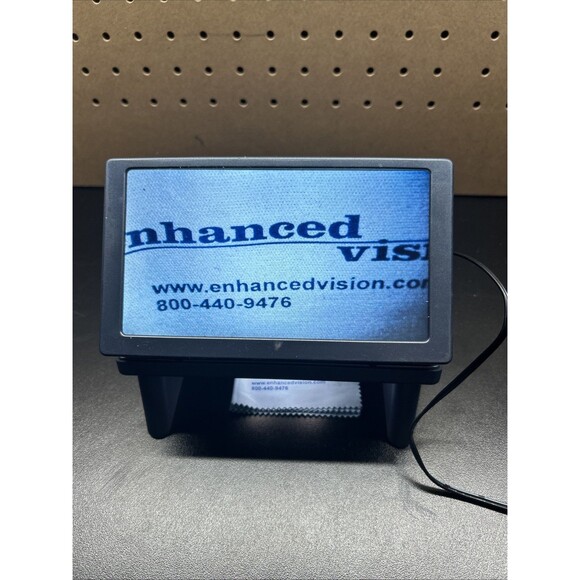 Amigo HD Enhanced Vision Desktop Magnifier Model: AMG-A-BL - Tested - W/ Box - Picture 3 of 16